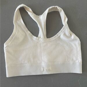 SKIMS White Racerback Bra
